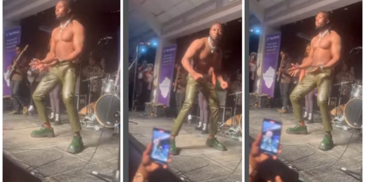 Baba Harare's Electrifying Performance Sends Fans into a Frenzy at UK Show: Woman Tosses Bra Onstage!